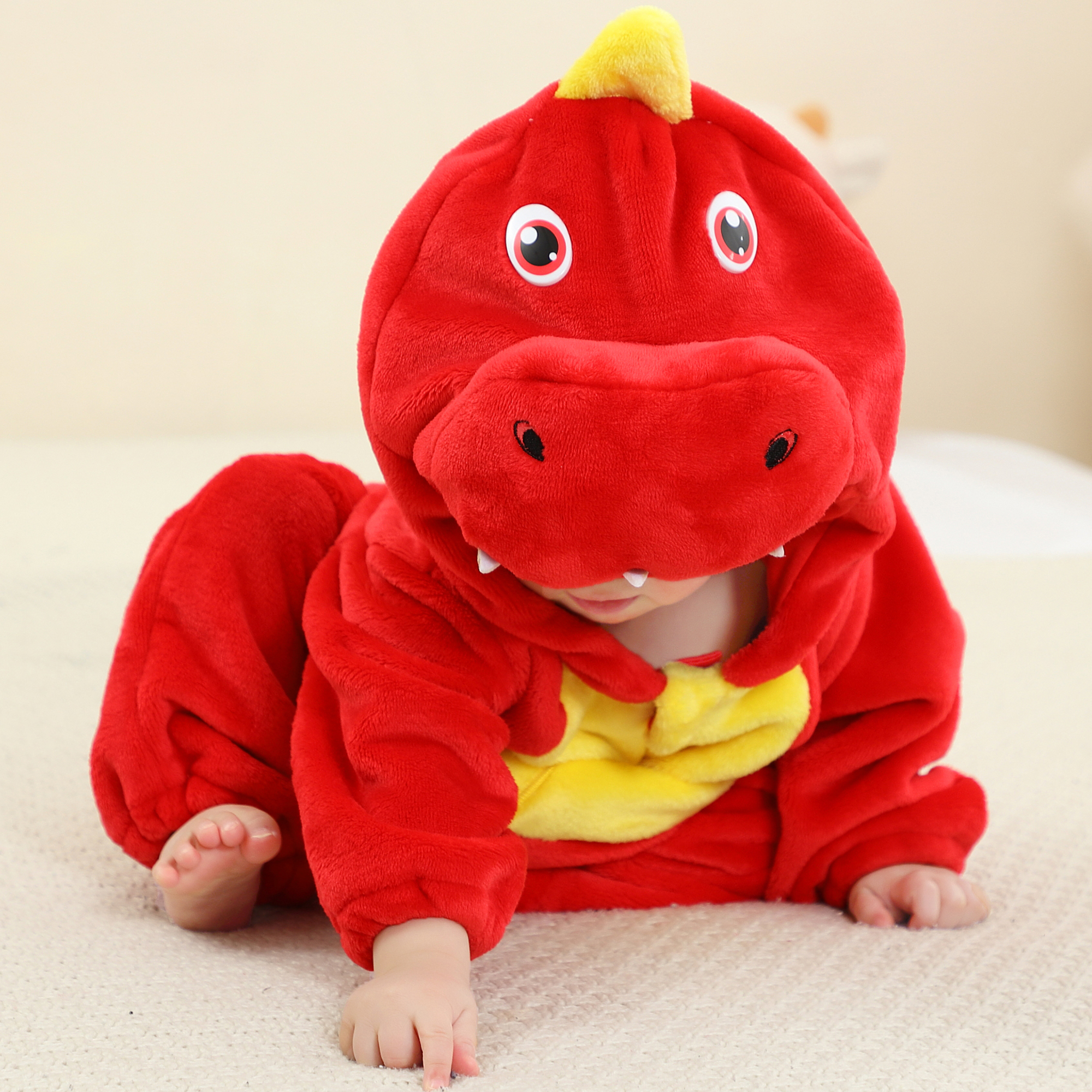 PIJAMA HIPOALERGENICO PARA BEBE DRAGONCITOS - MICHLEY - 4