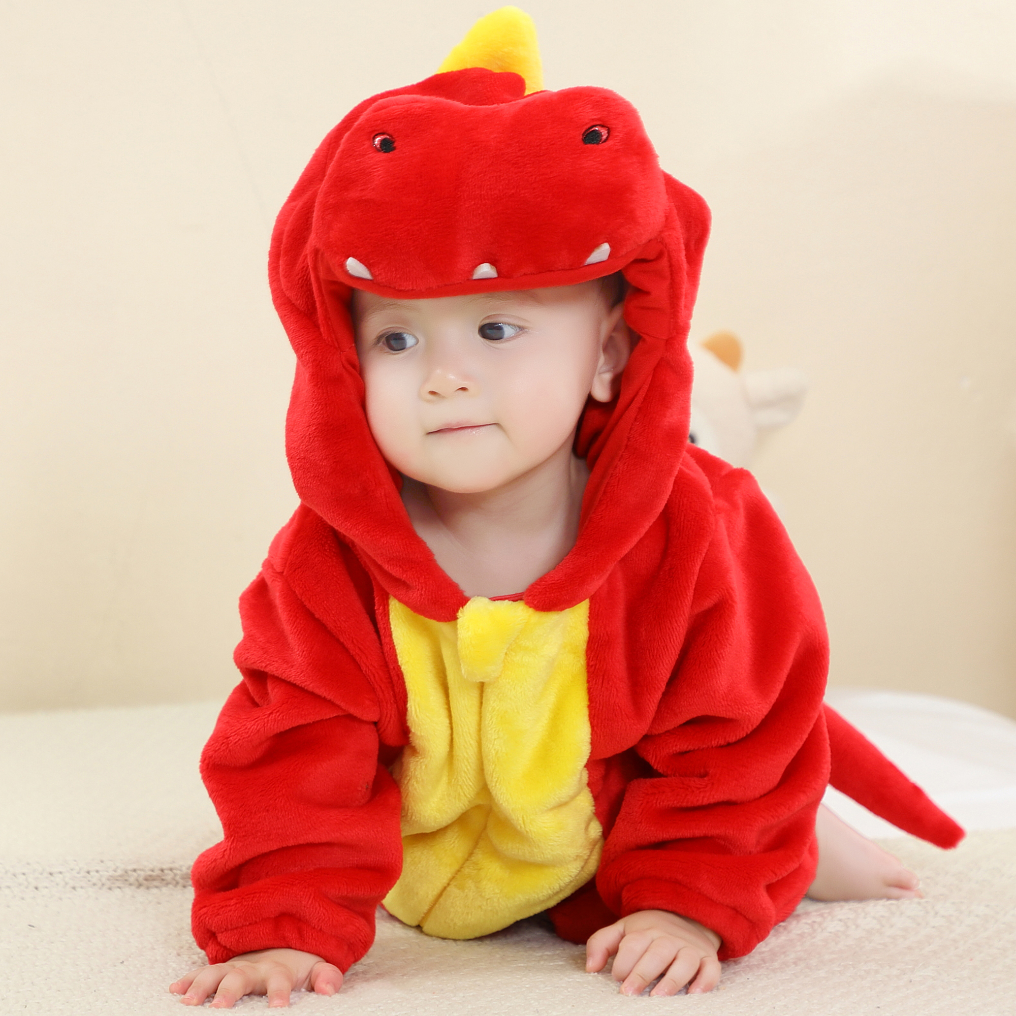 PIJAMA HIPOALERGENICO PARA BEBE DRAGONCITOS - MICHLEY - 5