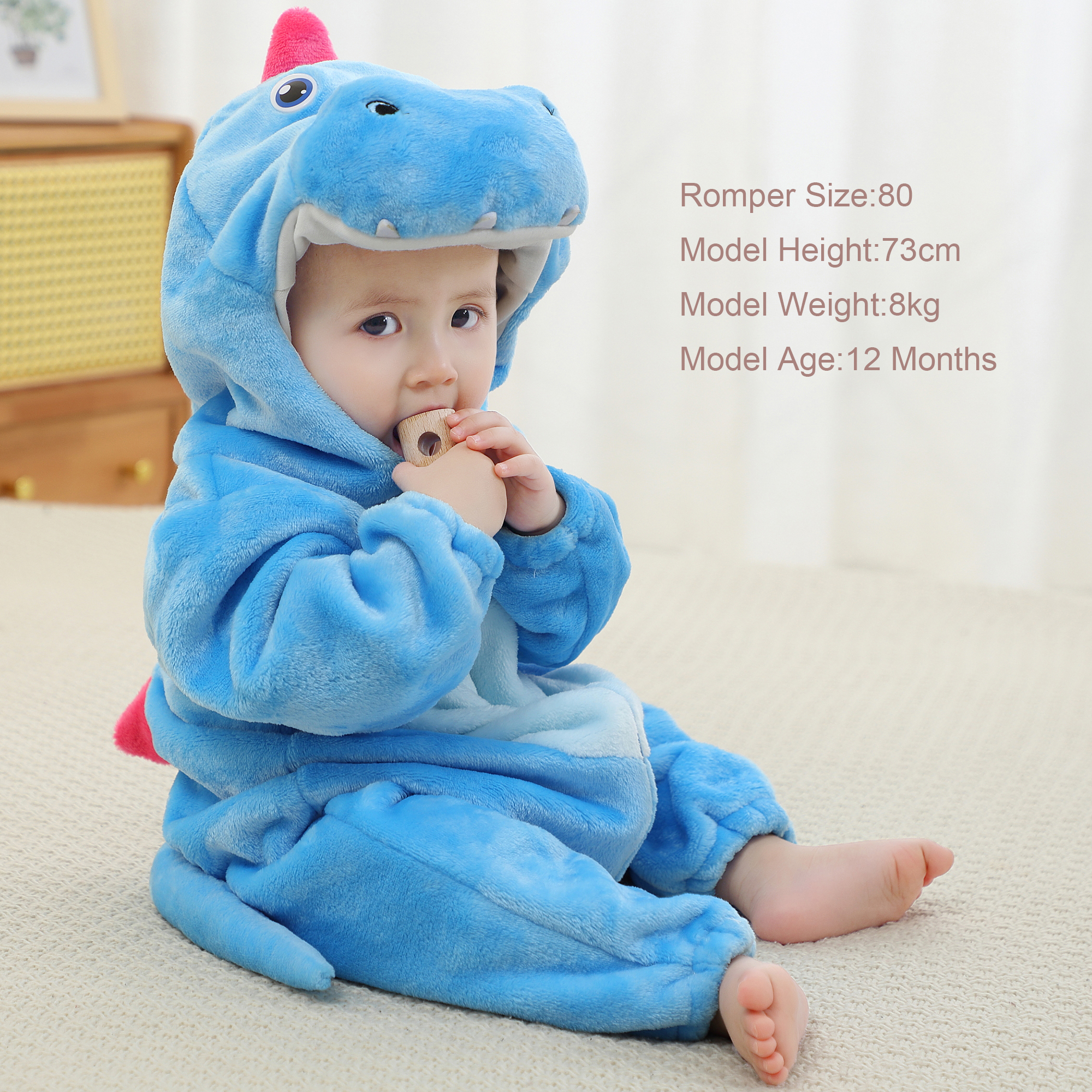 PIJAMA HIPOALERGENICO PARA BEBE DRAGONCITOS - MICHLEY - 6