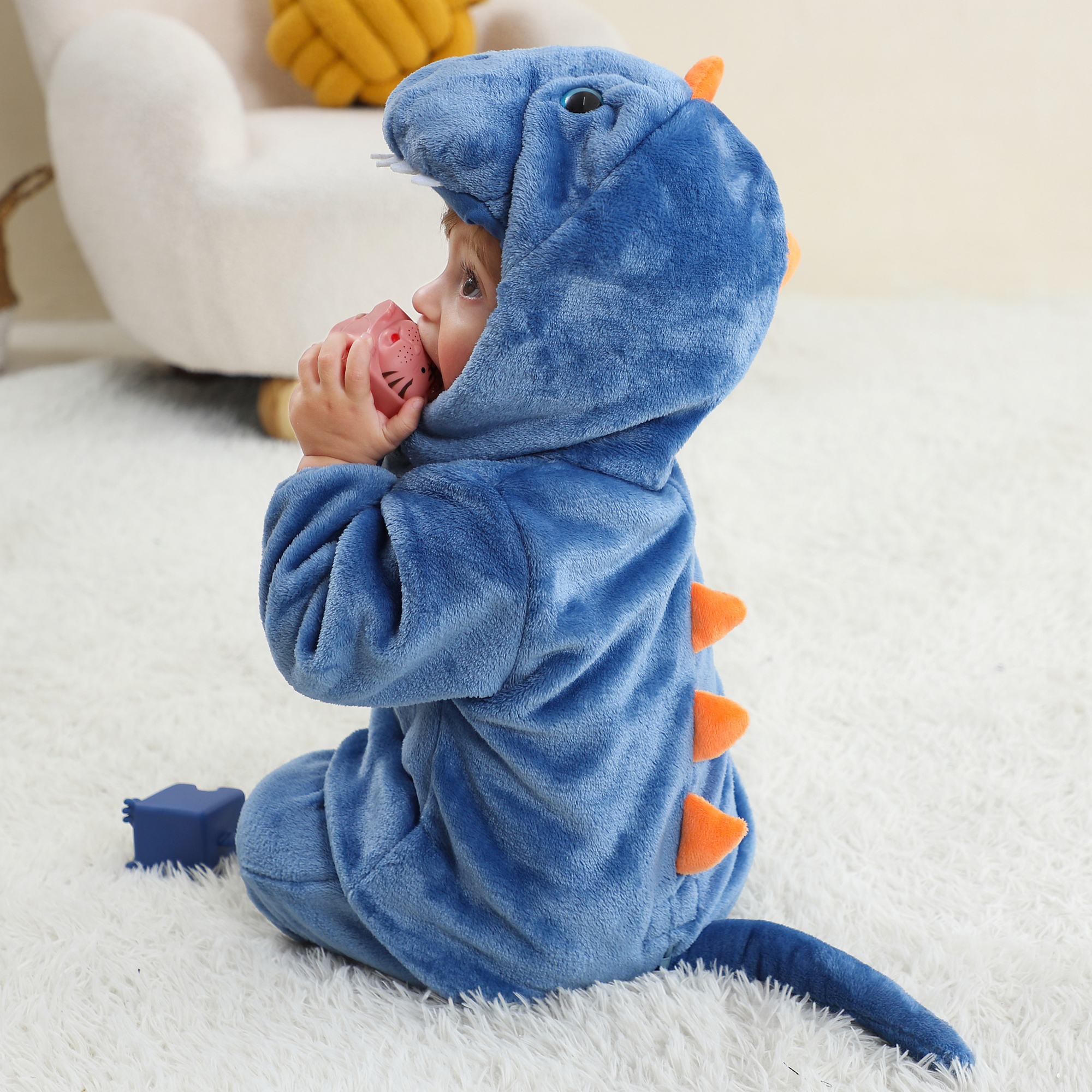 PIJAMA HIPOALERGENICO PARA BEBE DRAGONCITOS - MICHLEY - 6