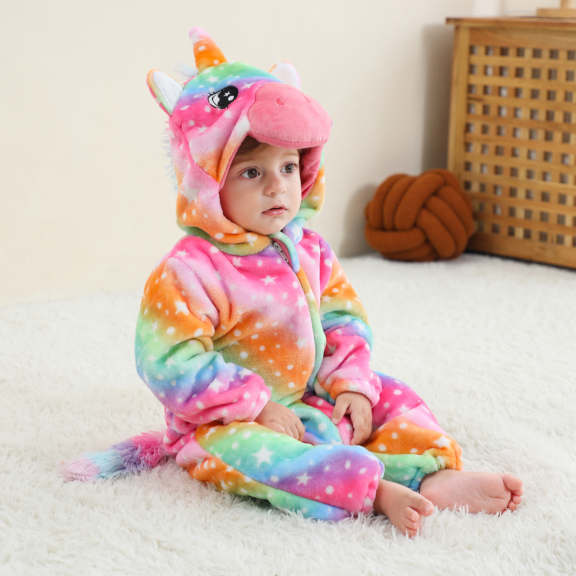 PIJAMA HIPOALERGENICO PARA BEBE UNICORNIO TORNASOL - MICHLEY - 5
