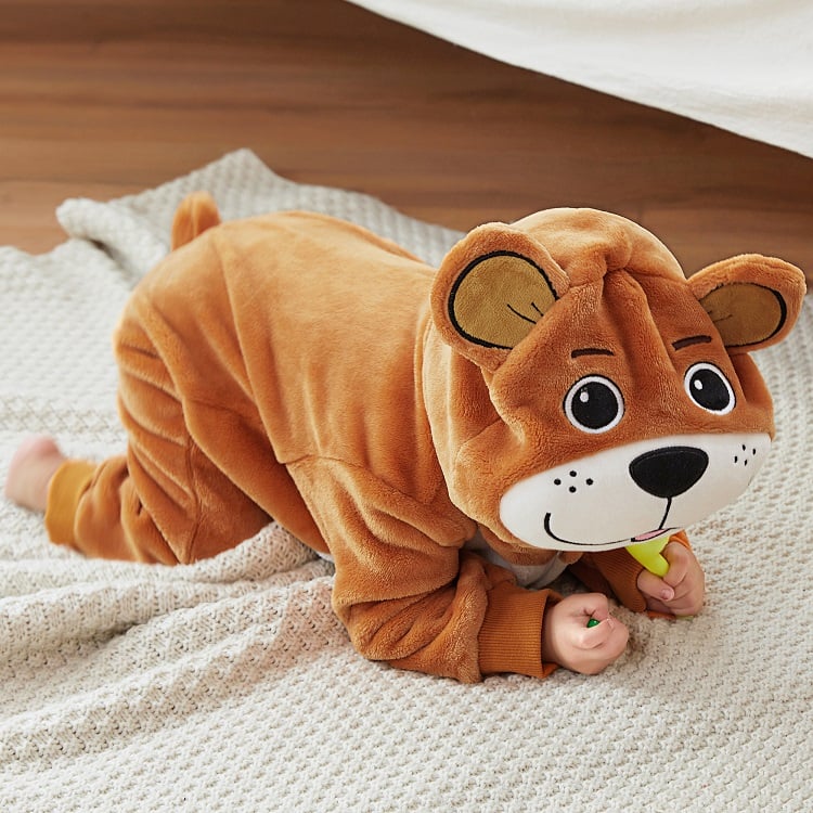 PIJAMA HIPOALERGENICO PARA BEBE OSITO MARRON - MICHLEY - 5