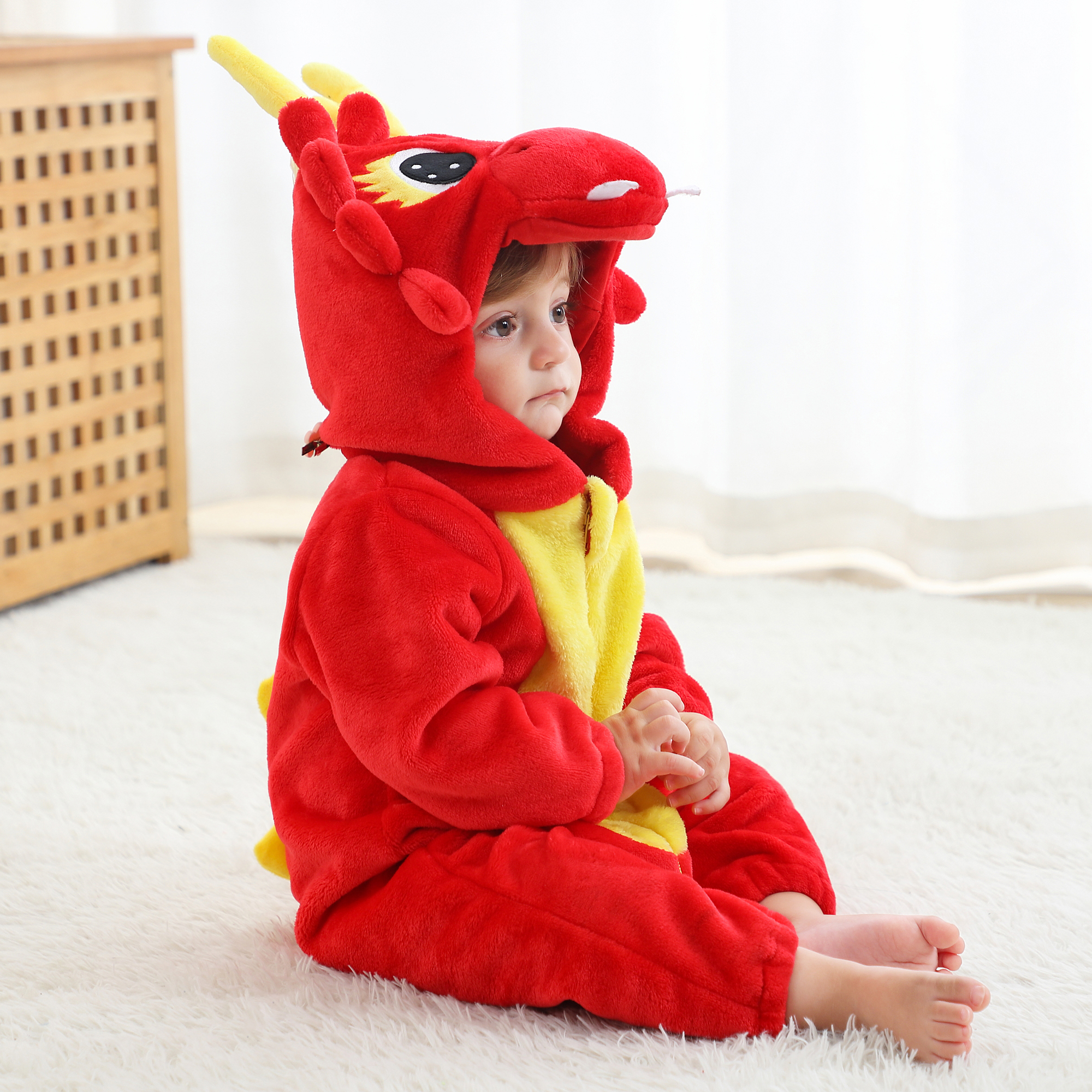 PIJAMA HIPOALERGENICO PARA BEBE TRICERATOPS - MICHLEY - 3