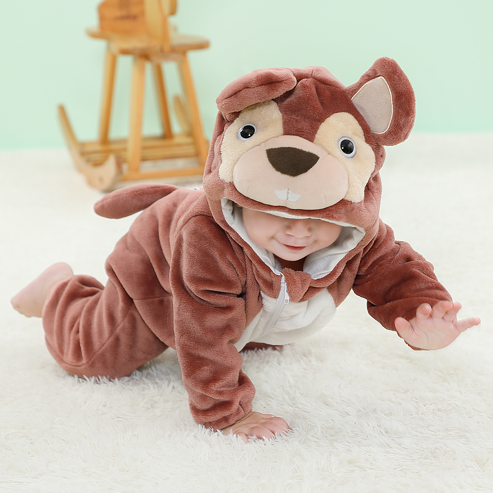 PIJAMA HIPOALERGENICO PARA BEBE CASTOR - MICHLEY - 5