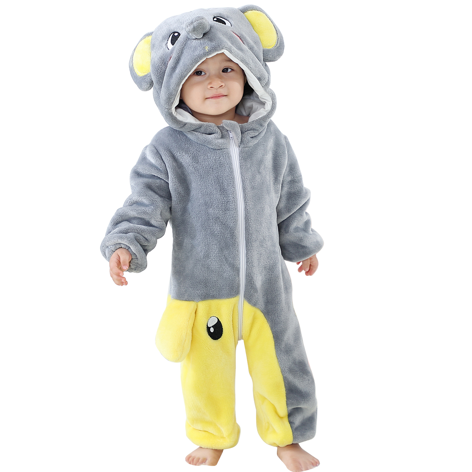 PIJAMA HIPOALERGENICO PARA BEBE ELEFANTE - MICHLEY - 1