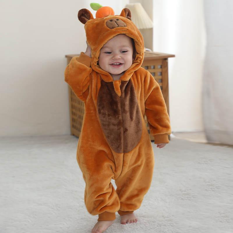 PIJAMA HIPOALERGENICO PARA BEBE CAPIBARA - MICHLEY - 3