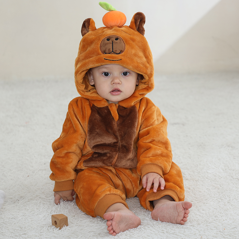 PIJAMA HIPOALERGENICO PARA BEBE CAPIBARA - MICHLEY - 4