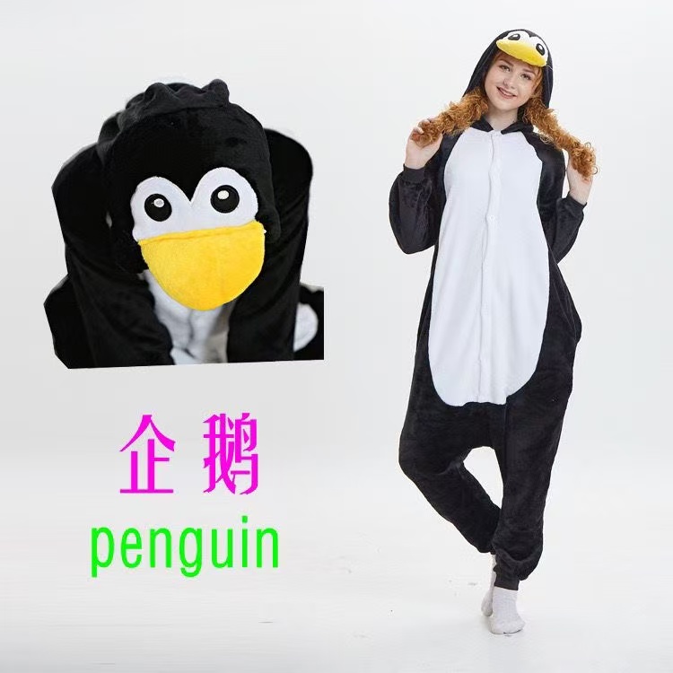 PIJAMA ENTERIZO UNISEX DISFRAZ PINGUINO - JMP SHOP - 1