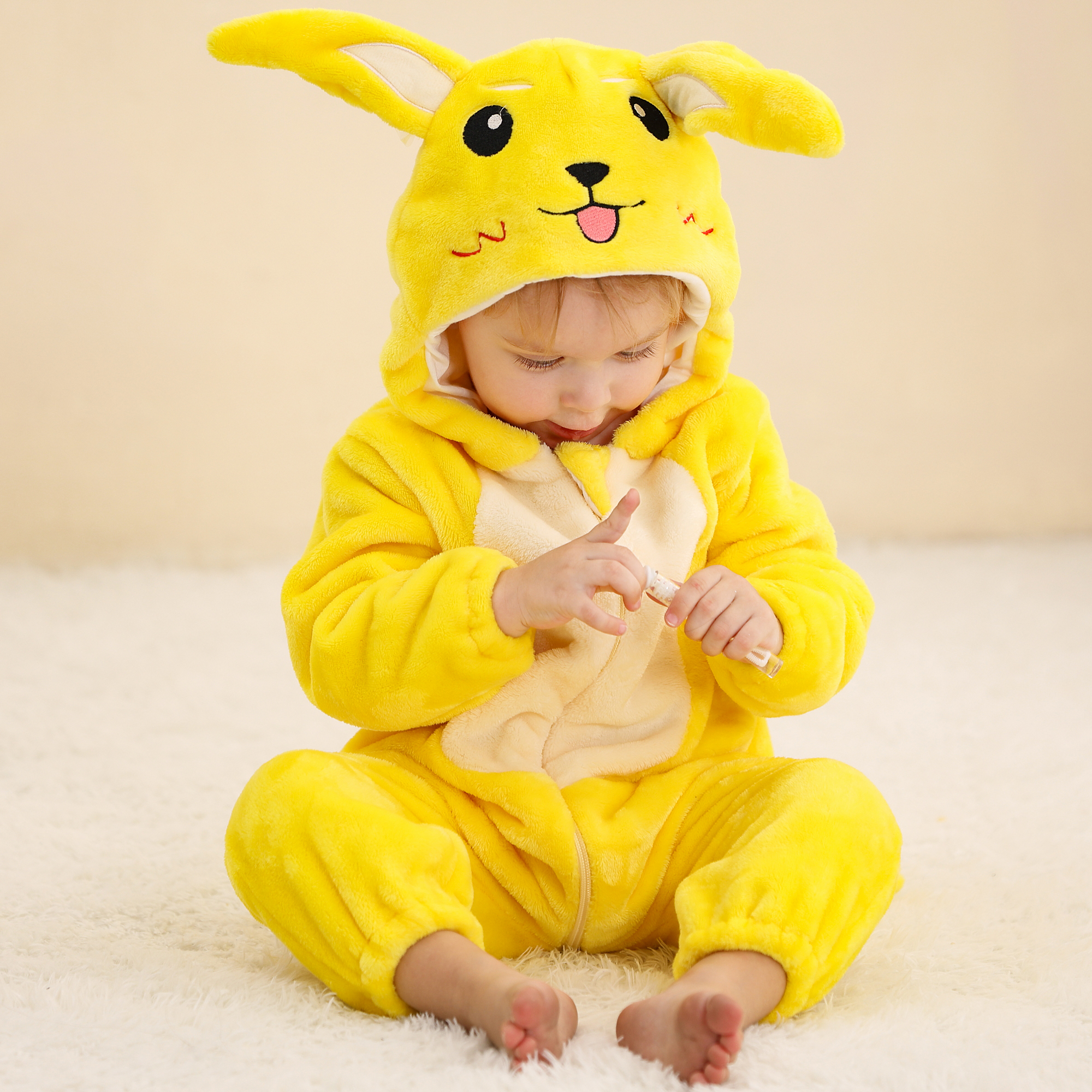 PIJAMA HIPOALERGENICO PARA BEBE PIKACHU - MICHLEY - 2