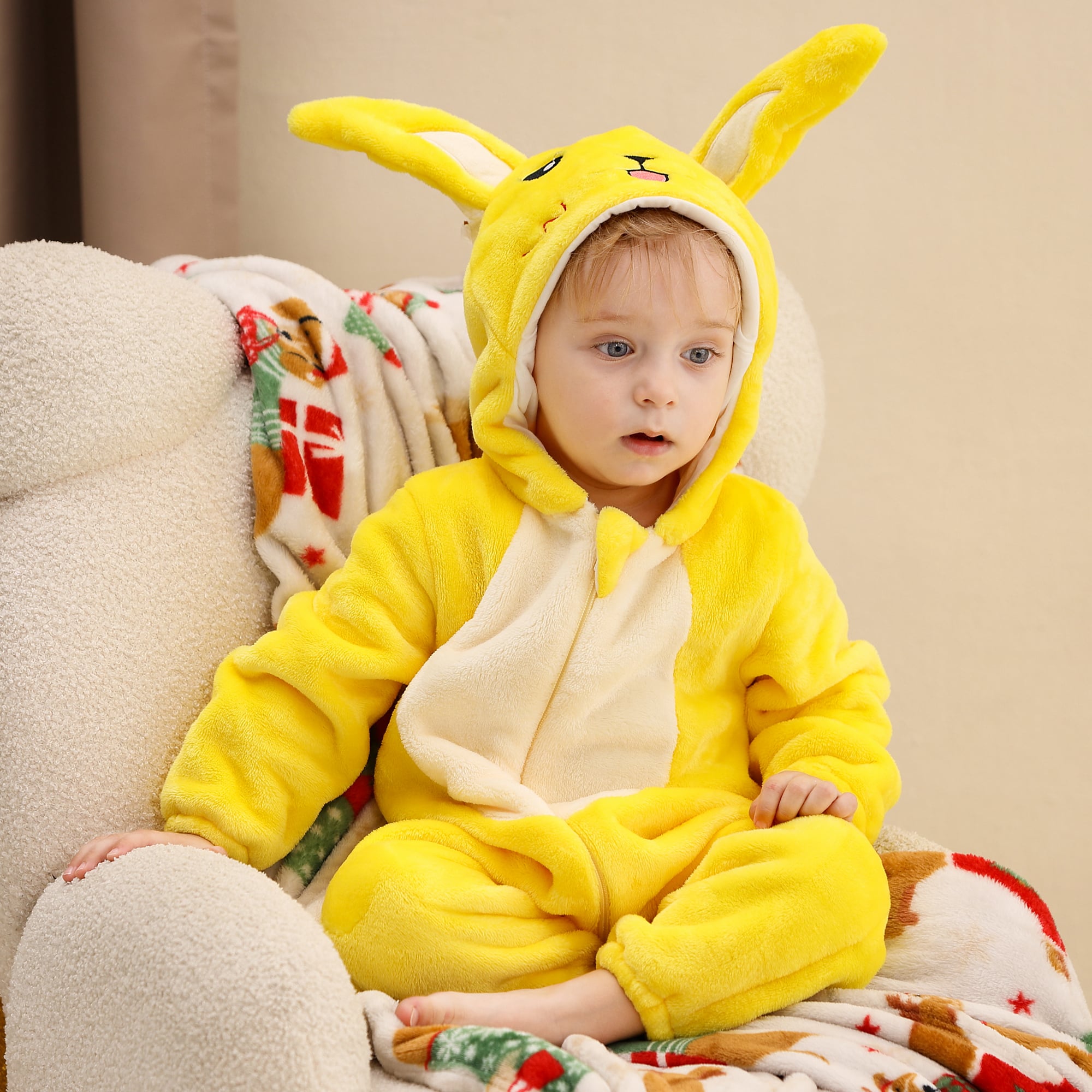 PIJAMA HIPOALERGENICO PARA BEBE PIKACHU - MICHLEY - 3