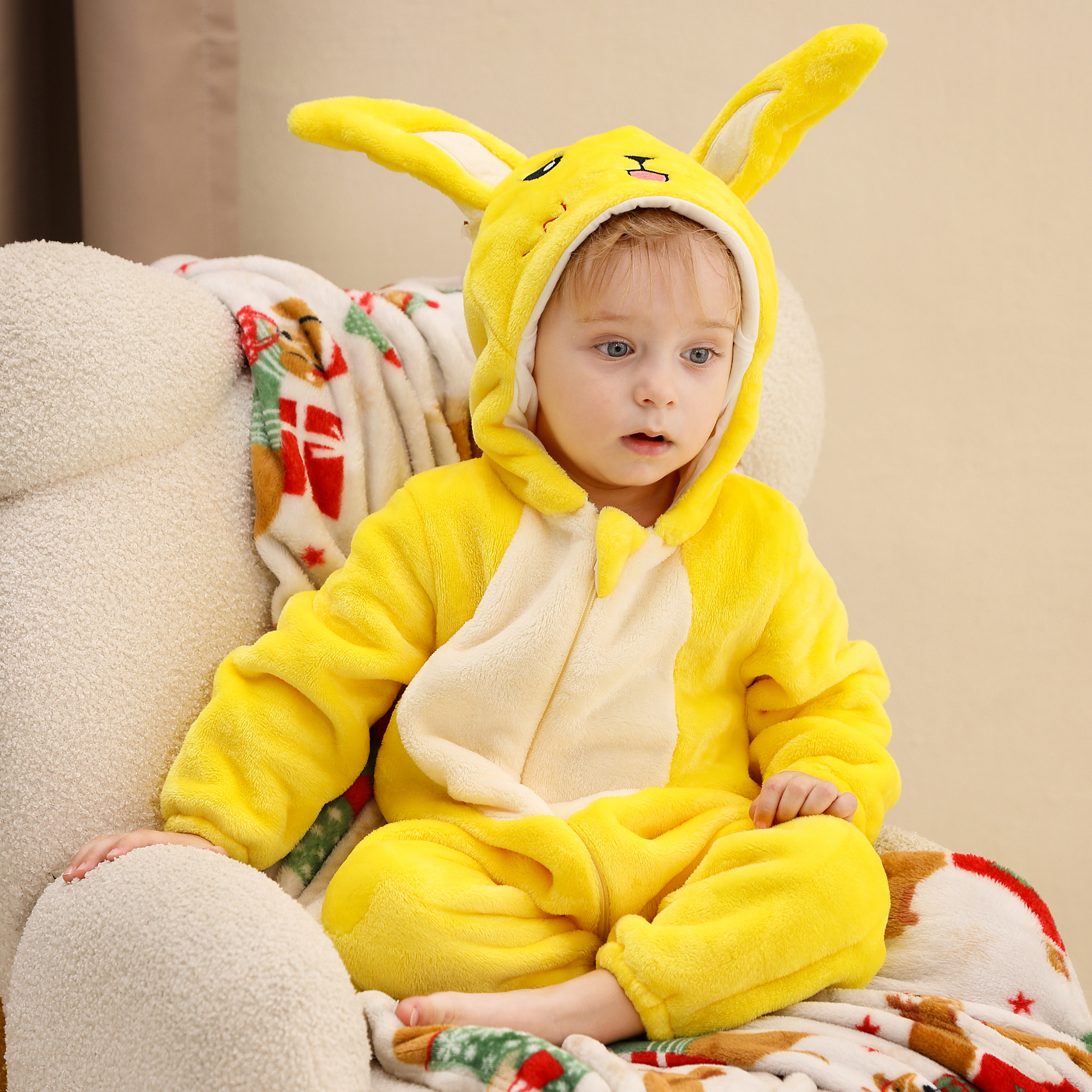 PIJAMA HIPOALERGENICO PARA BEBE PIKACHU - MICHLEY - 3