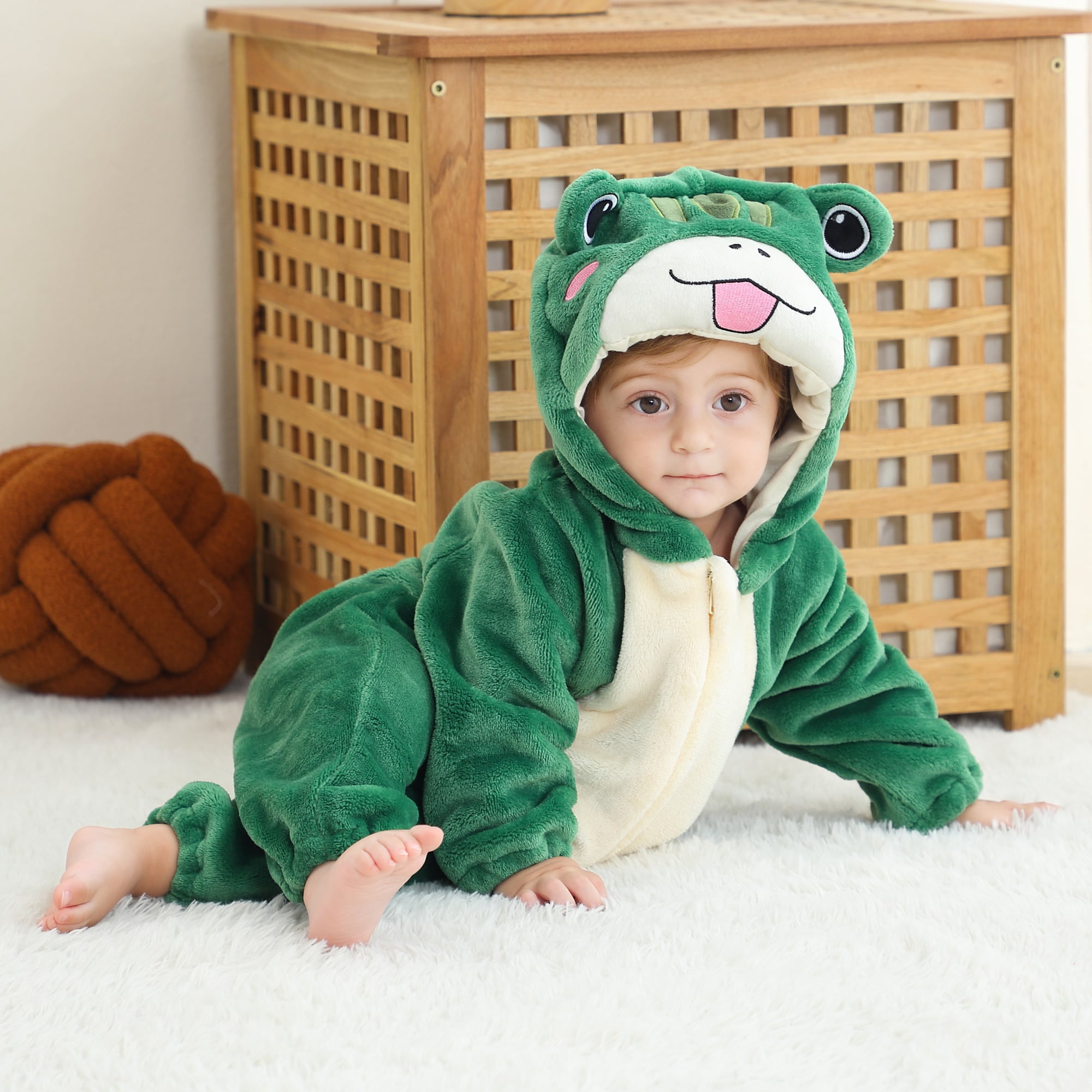 PIJAMA HIPOALERGENICO PARA BEBE RANITA - MICHLEY - 3