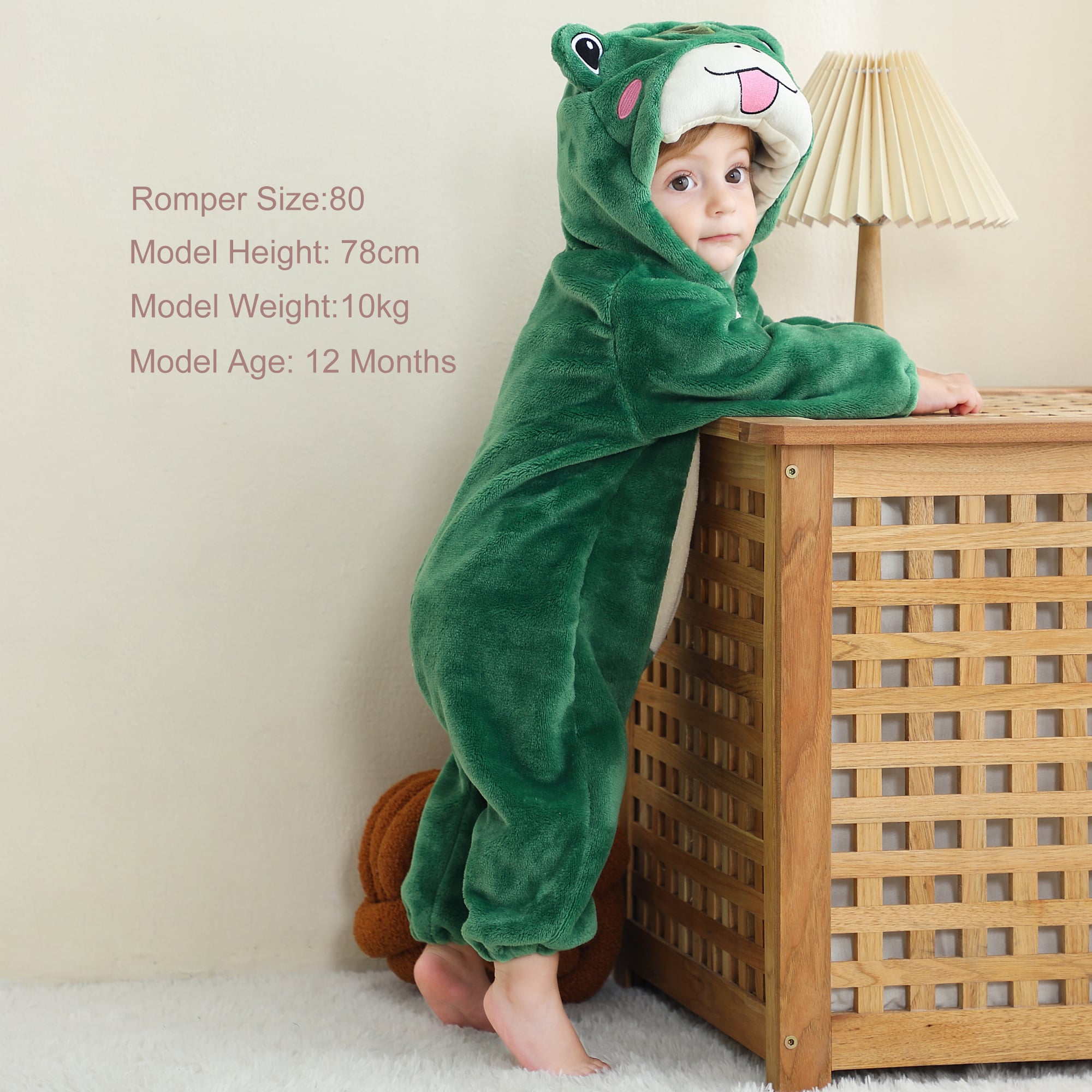 PIJAMA HIPOALERGENICO PARA BEBE RANITA - MICHLEY - 4
