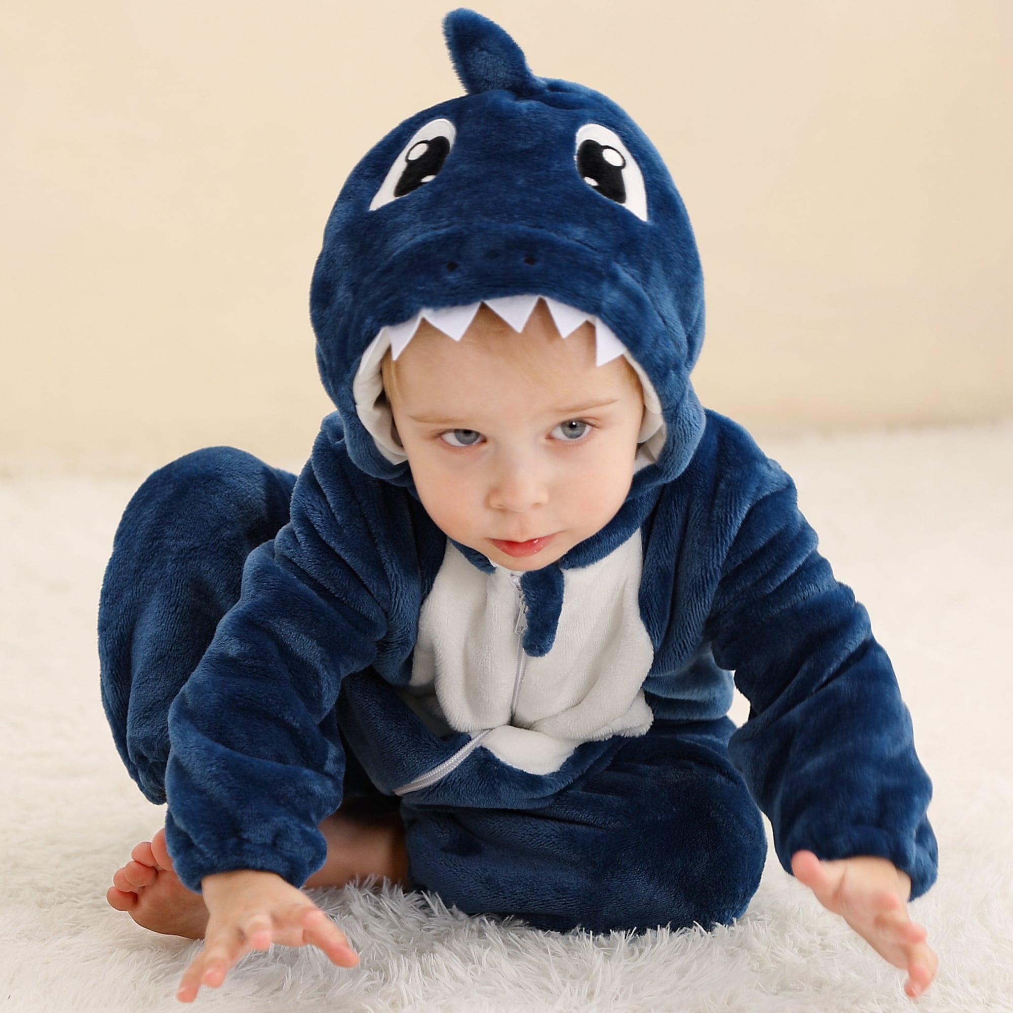 PIJAMA HIPOALERGENICO PARA BEBE TIBURONCIN - MICHLEY - 2