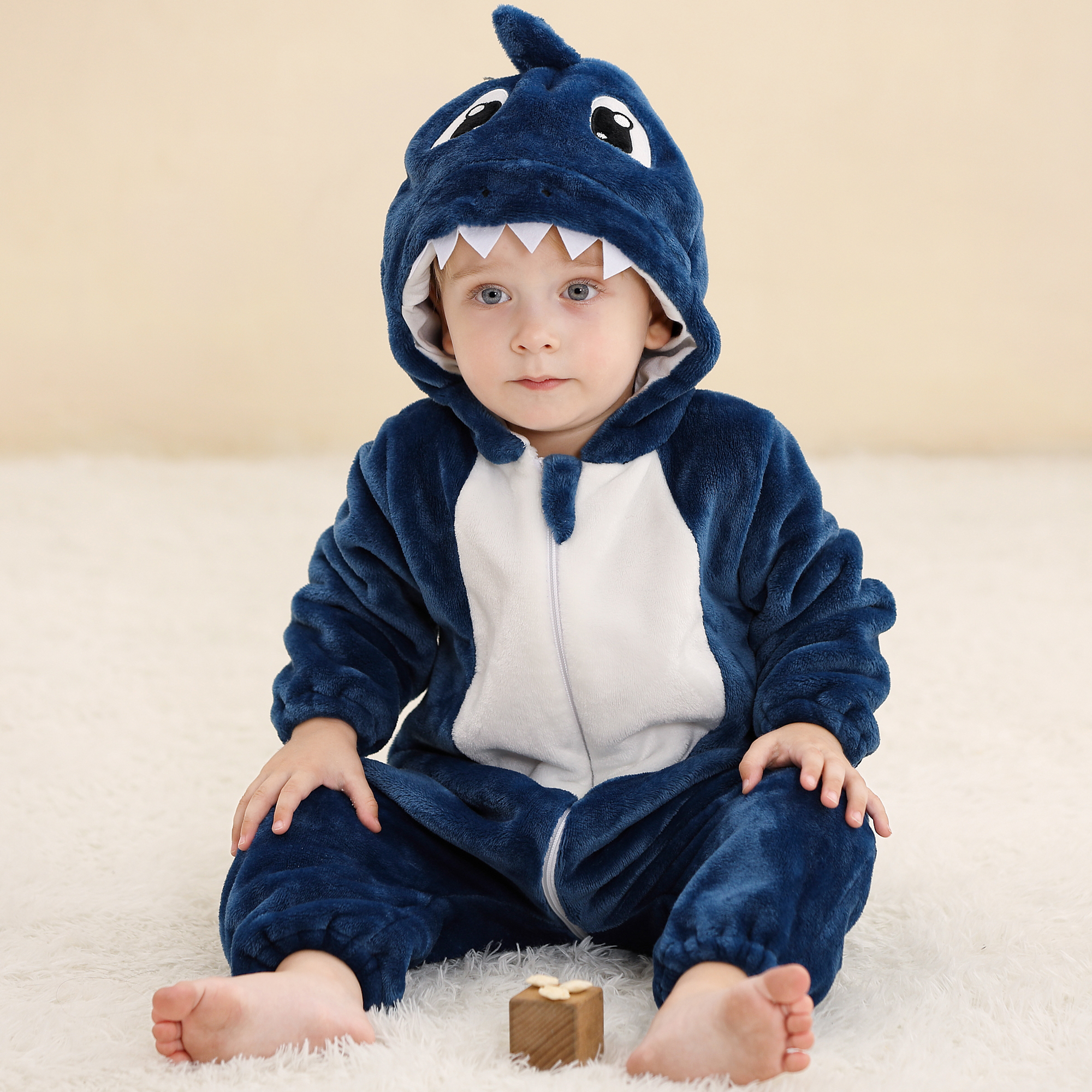 PIJAMA HIPOALERGENICO PARA BEBE TIBURONCIN - MICHLEY - 5