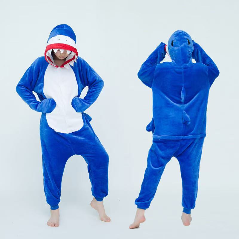 PIJAMA ENTERIZO UNISEX DISFRAZ TIBURON - JMP SHOP - 1