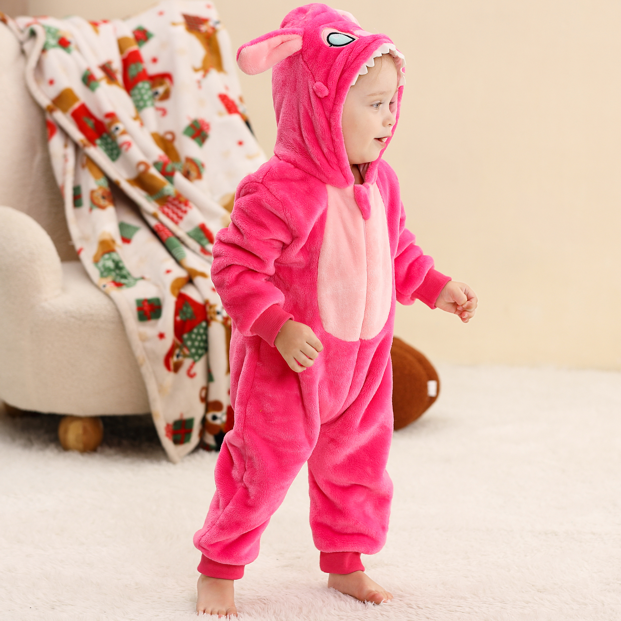 PIJAMA HIPOALERGENICO PARA BEBE STITCH Y ANGELA - MICHLEY - 4