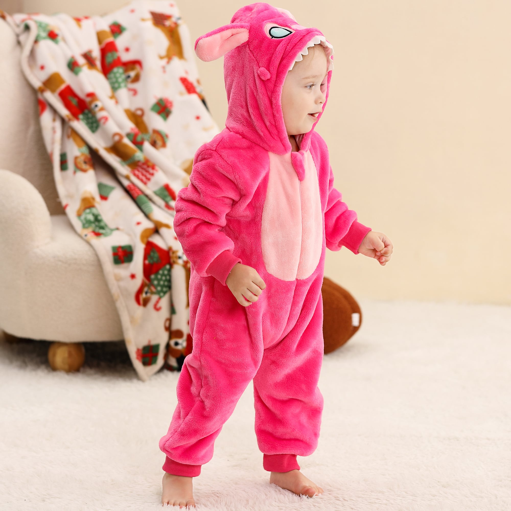 PIJAMA HIPOALERGENICO PARA BEBE STITCH Y ANGELA - MICHLEY - 4