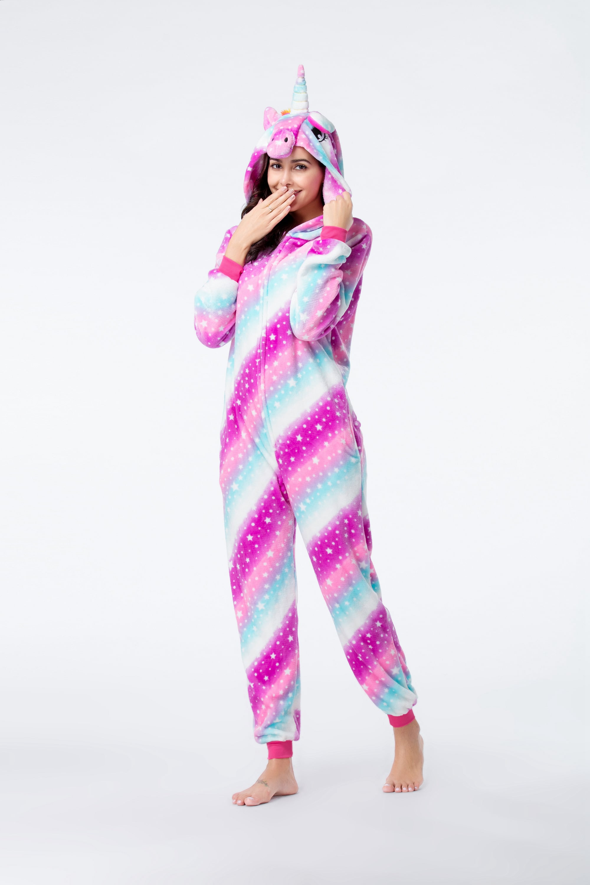 PIJAMA ENTERIZO UNISEX DISFRAZ UNICORNIOS - JMP SHOP - 1