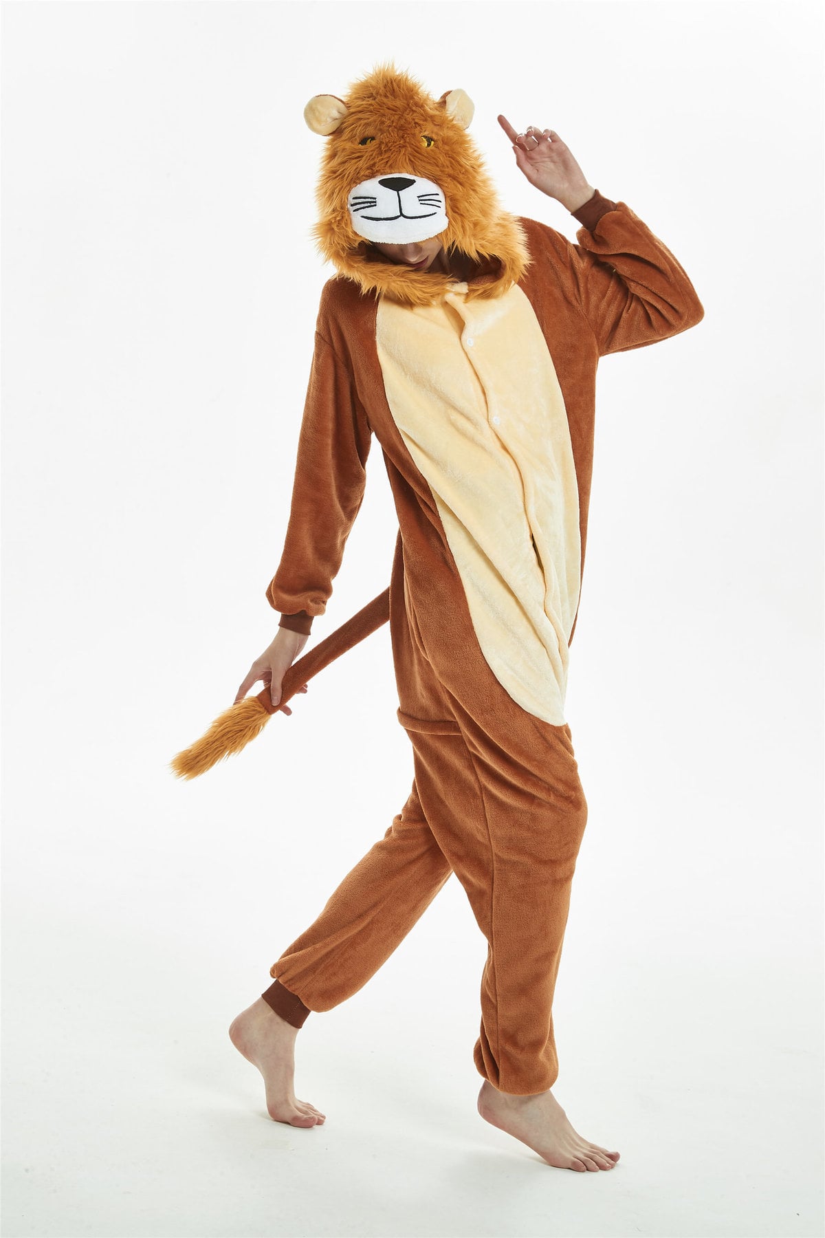 PIJAMA ENTERIZO UNISEX DISFRAZ LEON - JMP SHOP - 1