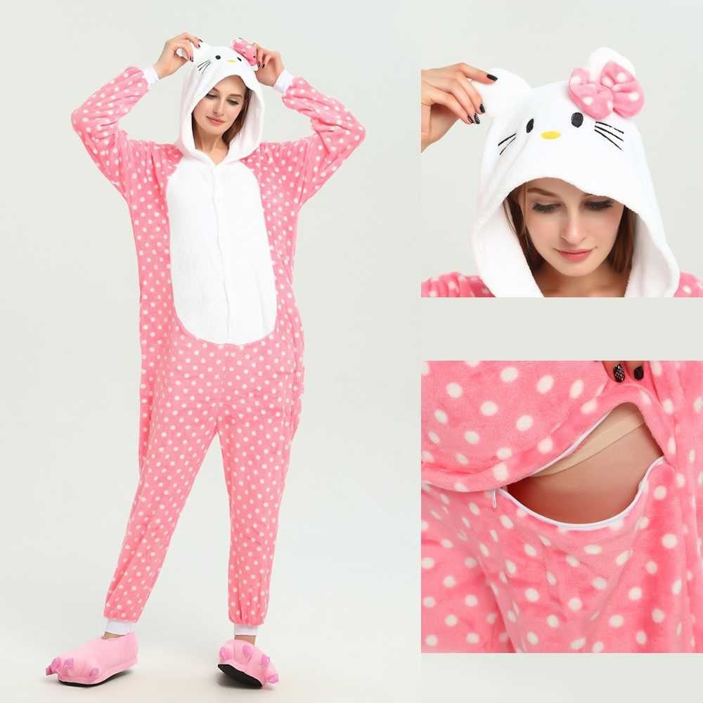 PIJAMA ENTERIZO UNISEX DISFRAZ KITTY - JMP SHOP - 1