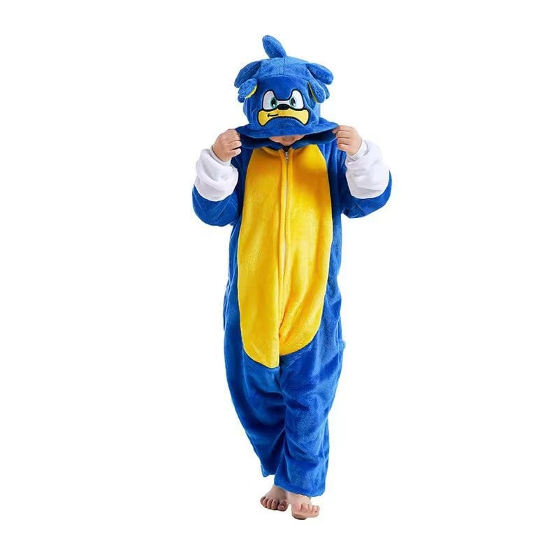 PIJAMA ENTERIZO UNISEX DISFRAZ SONIC - JMP SHOP - 1