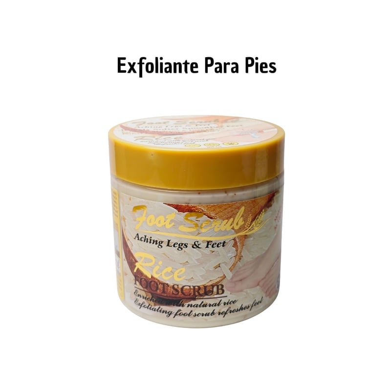 EXFOLIANTE PIES WOKALI A BASE DE ARROZ 500 G - 1