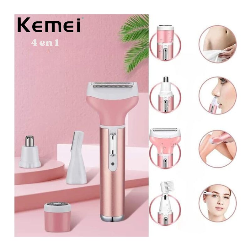 KEMEI DEPILADORA 4 EN 1 PARA MUJER - 1