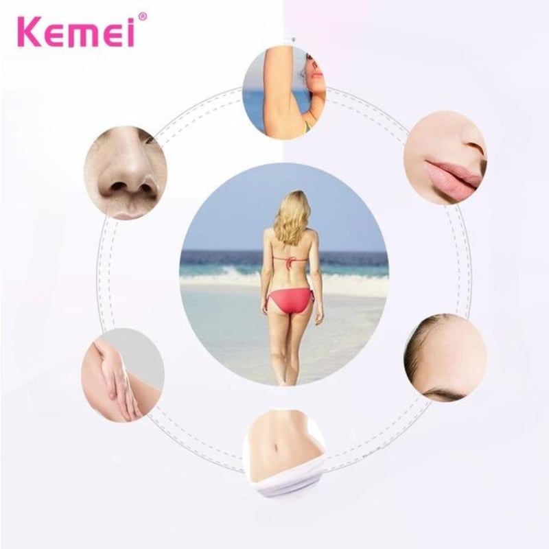 KEMEI DEPILADORA 4 EN 1 PARA MUJER - 4