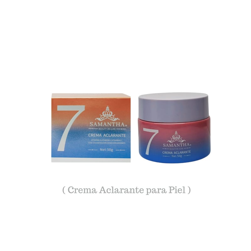 CREMA FACIAL CORPORAL ACLARADOR LA LINEA SAMANTHA 50 ML - 1