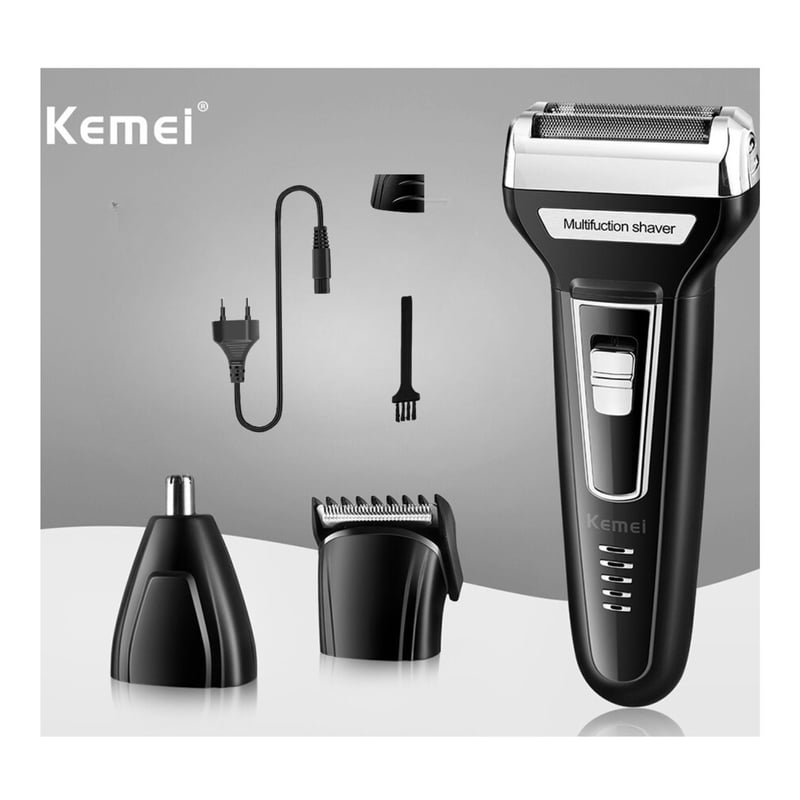 MAQUINA CORTADOR DE CABELLO Y AFEITADOR 3EN1 KEMEI - 3