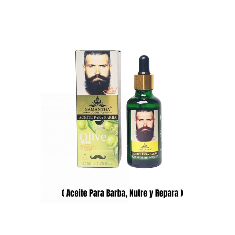 ACEITE BARBA 50ML Y BIGOTE SAMANTHA REPARA Y FORTALECE CONTE - 1
