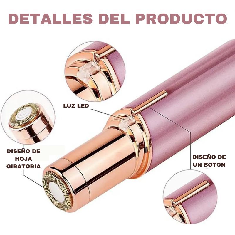 DEPILADOR DE ROSTRO RECARGABLE - 2
