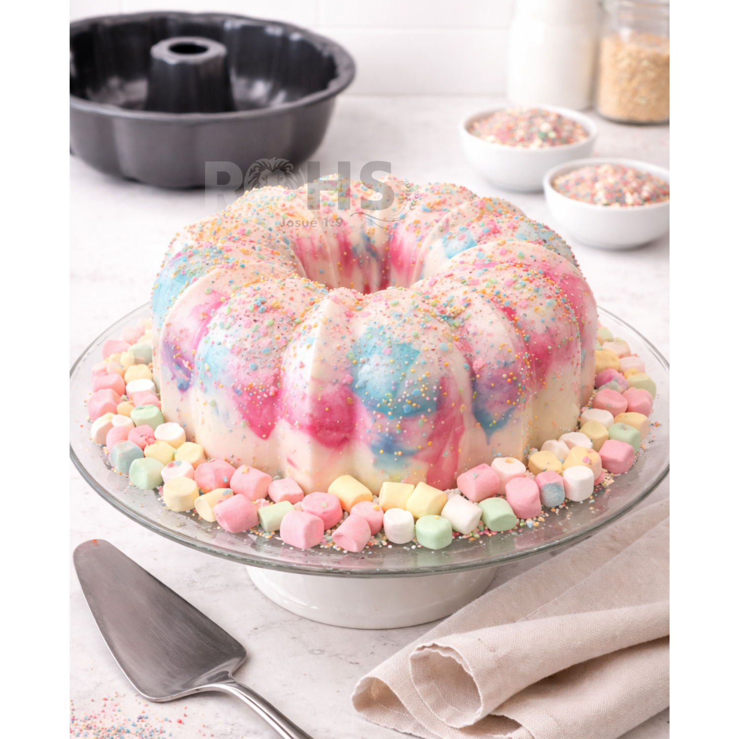 MOLDE PARA QUEQUE TIPO BUNDT DE METAL 23 CM - 3