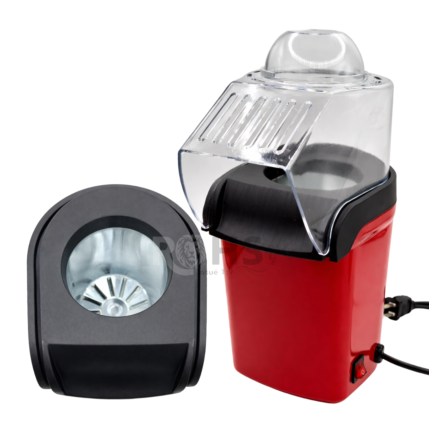MÁQUINA DE PALOMITAS DE MAÍZ ELÉCTRICA 1200W SIN ACEITE TIPO AIR POPPER - 2