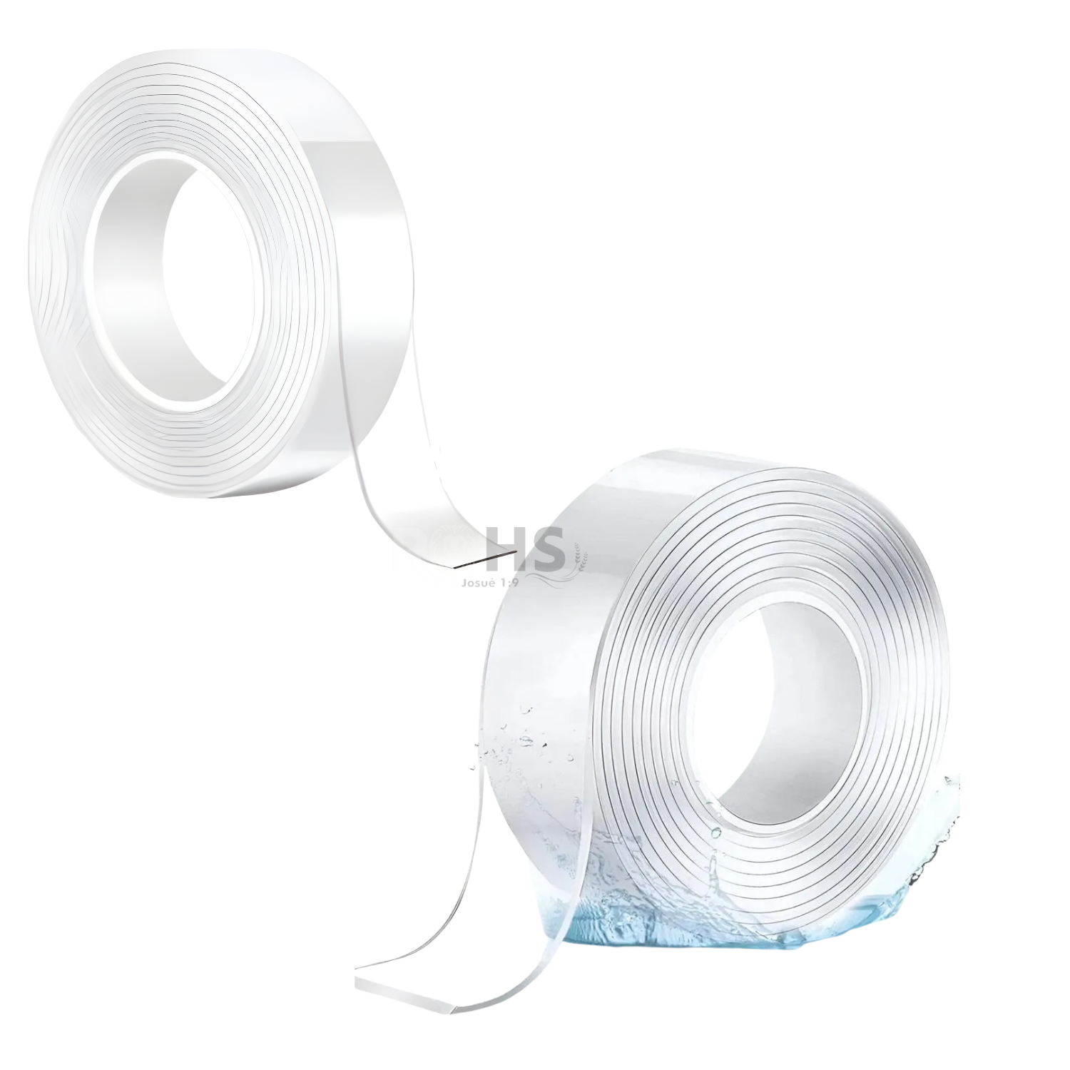 CINTA ADHESIVA DOBLE CARA RESISTENTE AL AGUA REUTILIZABLE PACK 2 UNIDADES - 4