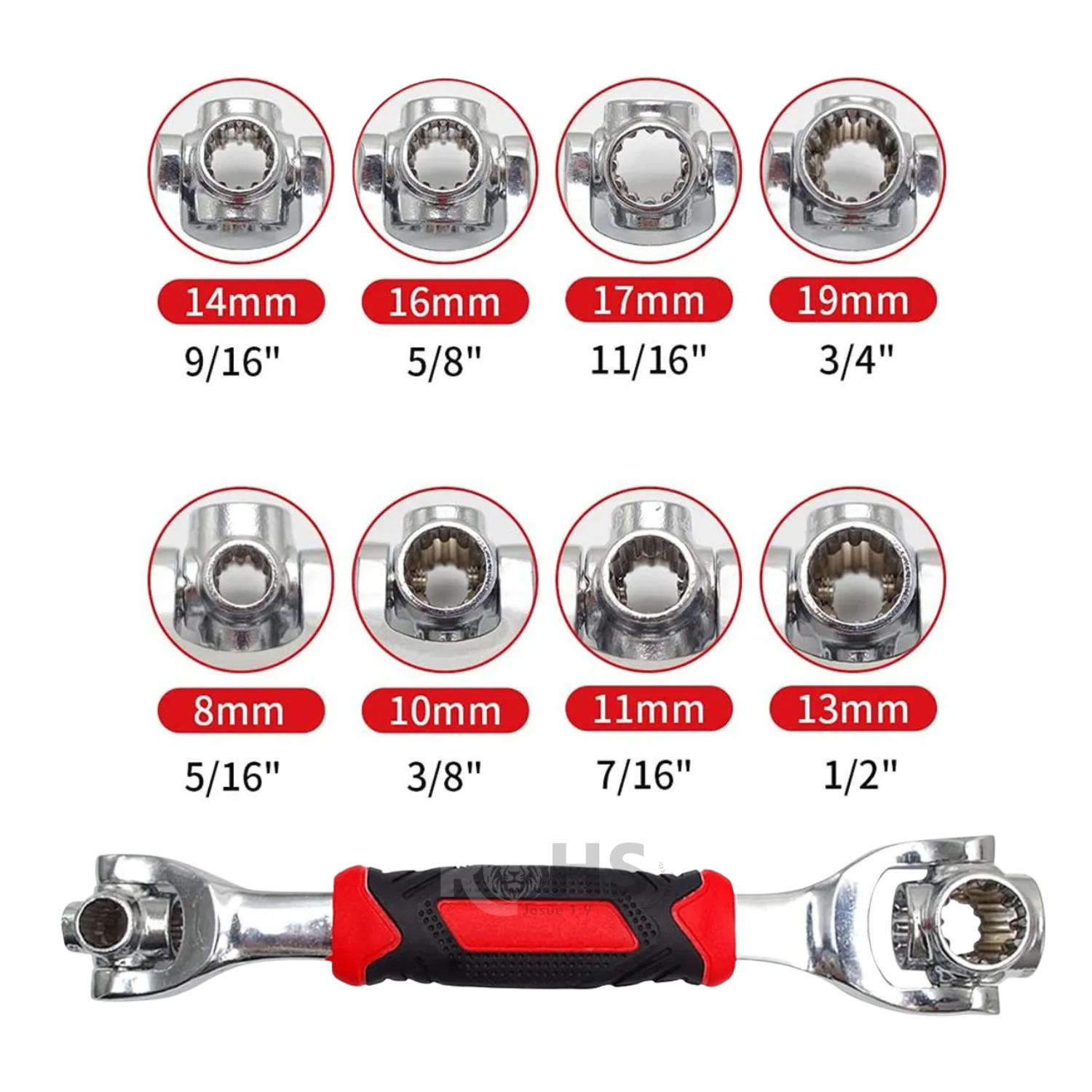 LLAVE UNIVERSAL 48 EN 1 MULTIFUNCIONAL AJUSTABLE ACERO CON MANGO ERGONÓMICO - 2