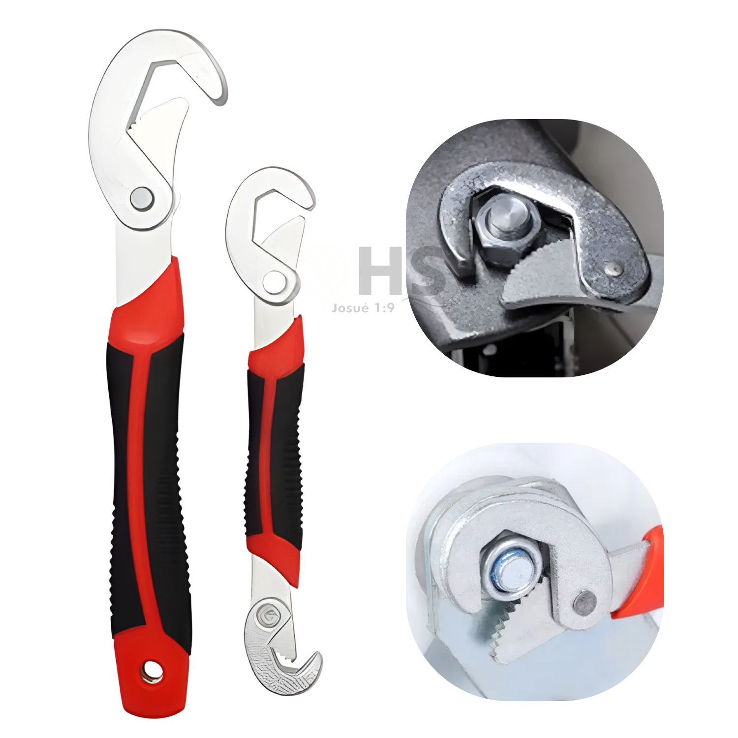 LLAVE UNIVERSAL AJUSTABLE MULTIUSO PARA TUERCAS Y TUBERÍAS CON MANGO ERGONÓMICO - 5