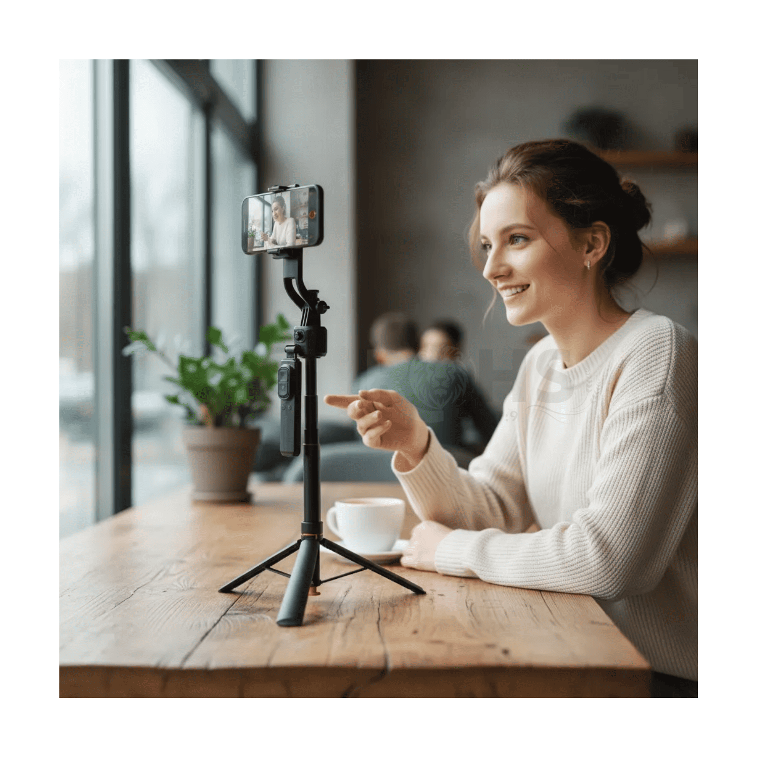 PACK 2 TRÍPODES PARA CELULAR CON SEGUIMIENTO INTELIGENTE 360° SENSOR DE MOVIMIENTO Y CONTROL REMOTO - 5