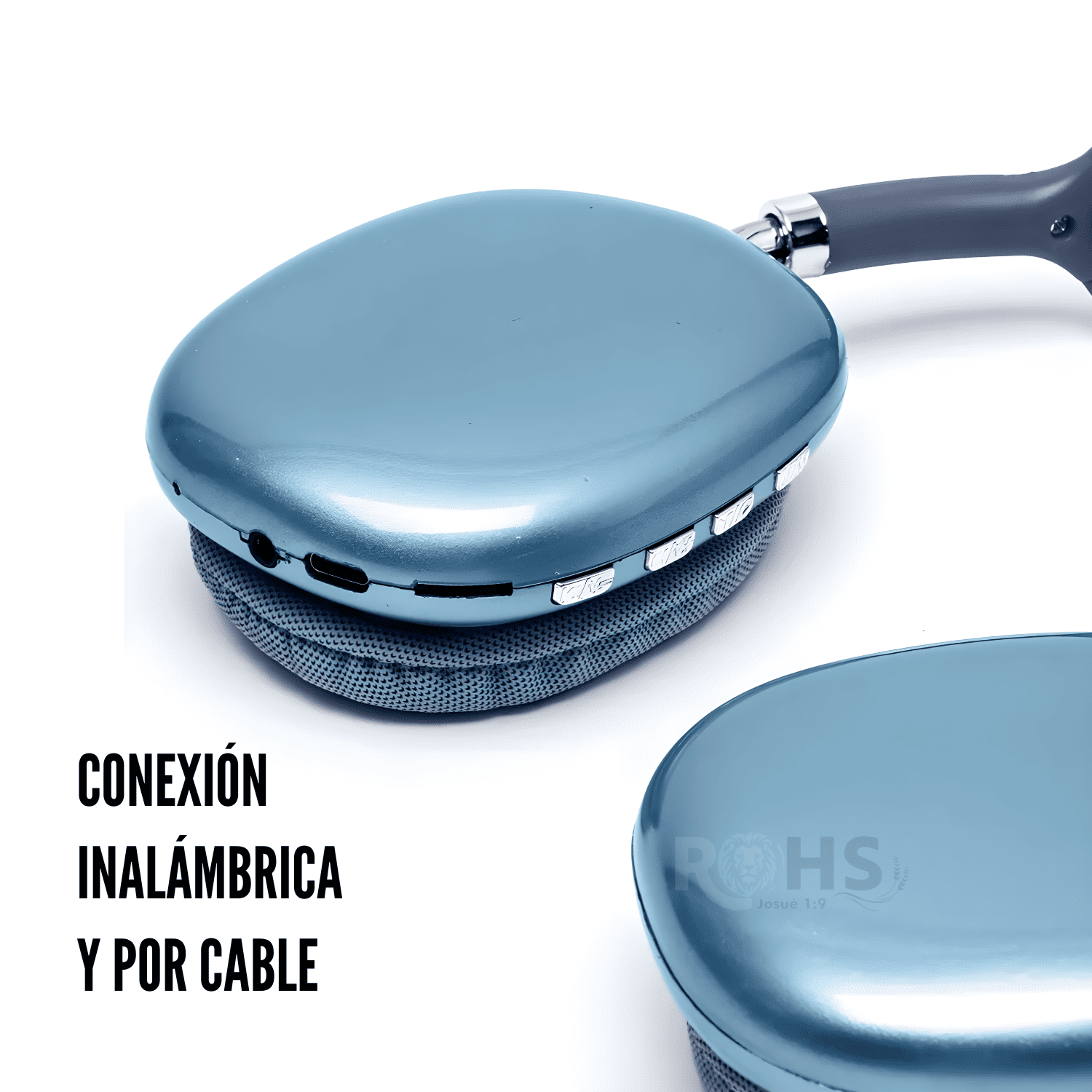 Audífonos Bluetooth Inalámbricos P9 Con Micrófono Azul - 5