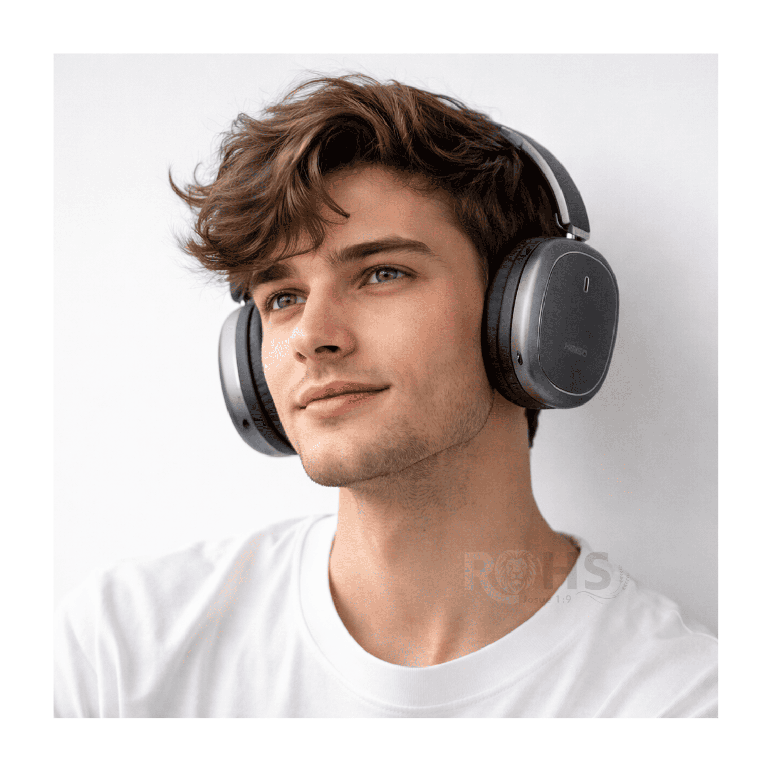 HEADPHONES BLUETOOTH INALÁMBRICOS KIMISO K600 ANC CON CANCELACIÓN DE RUIDO SONIDO EQUILIBRADO NEGRO - 3