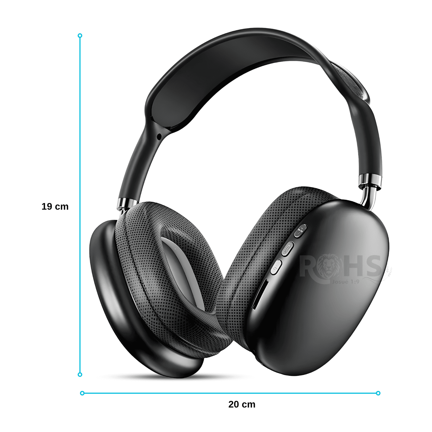 Audífonos Bluetooth Inalámbricos P9 Con Micrófono Negro - 2