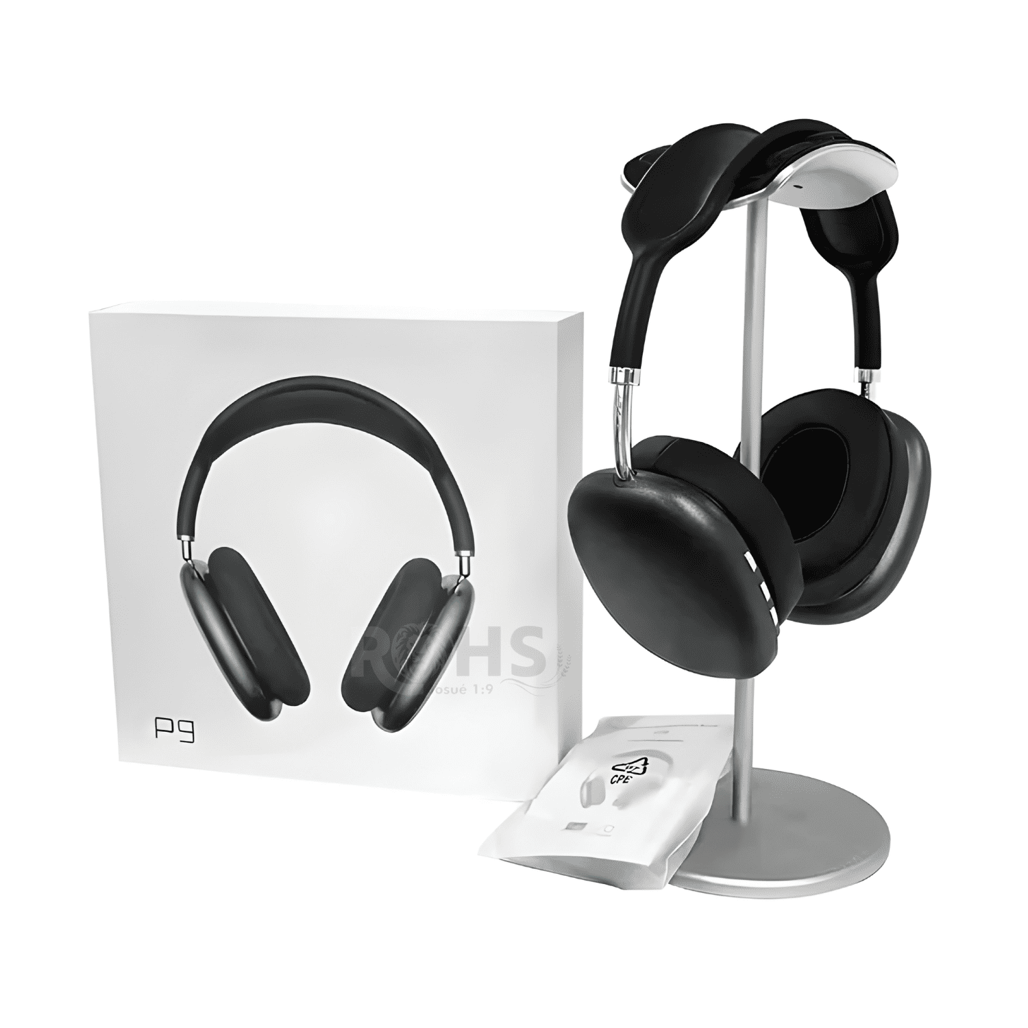 Audífonos Bluetooth Inalámbricos P9 Con Micrófono Negro - 5