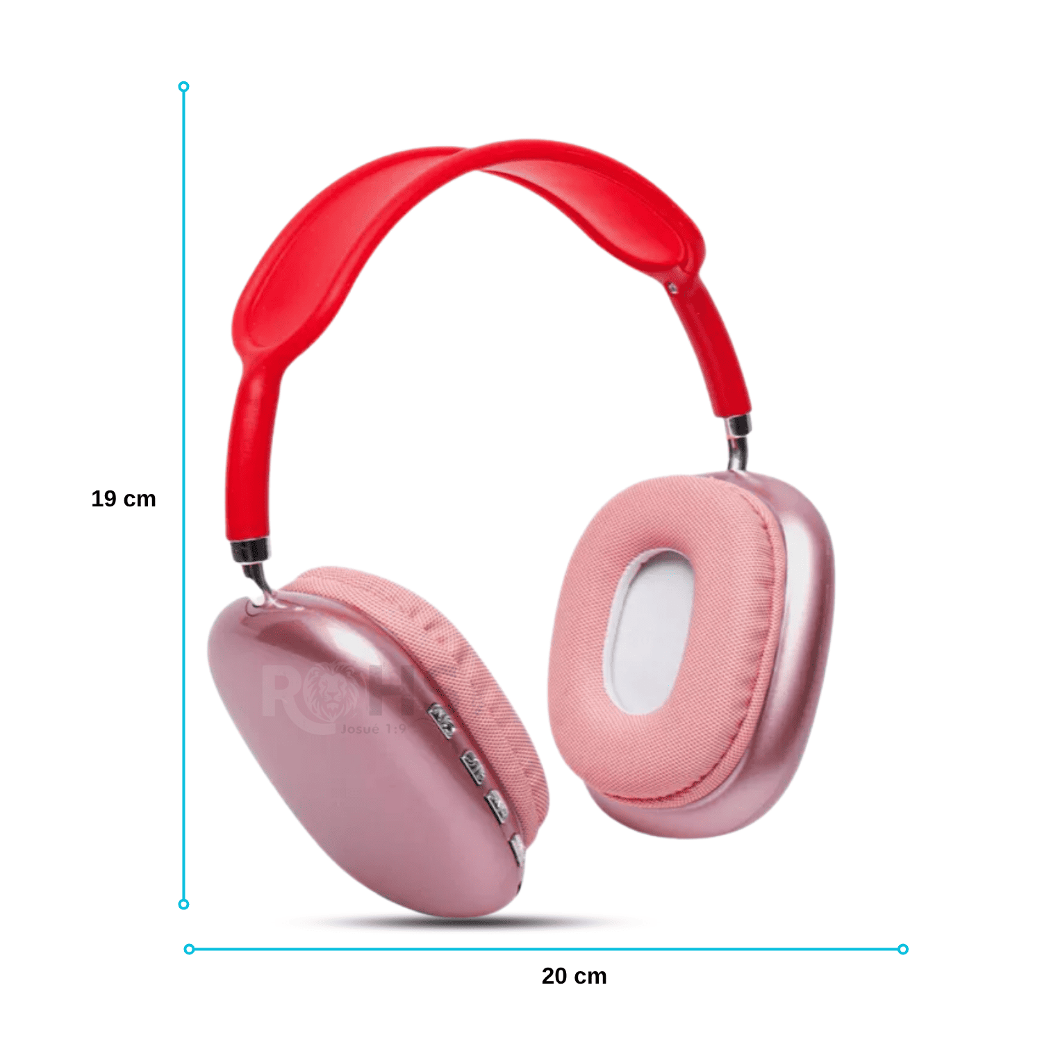Audífonos Bluetooth Inalámbricos P9 Con Micrófono Rojo - 2