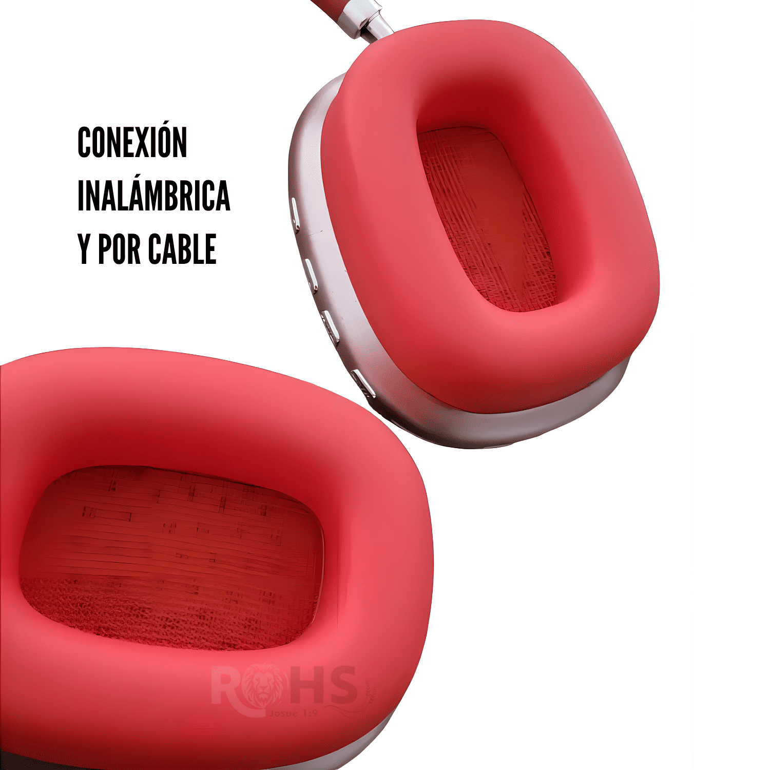 Audífonos Bluetooth Inalámbricos P9 Con Micrófono Rojo - 7
