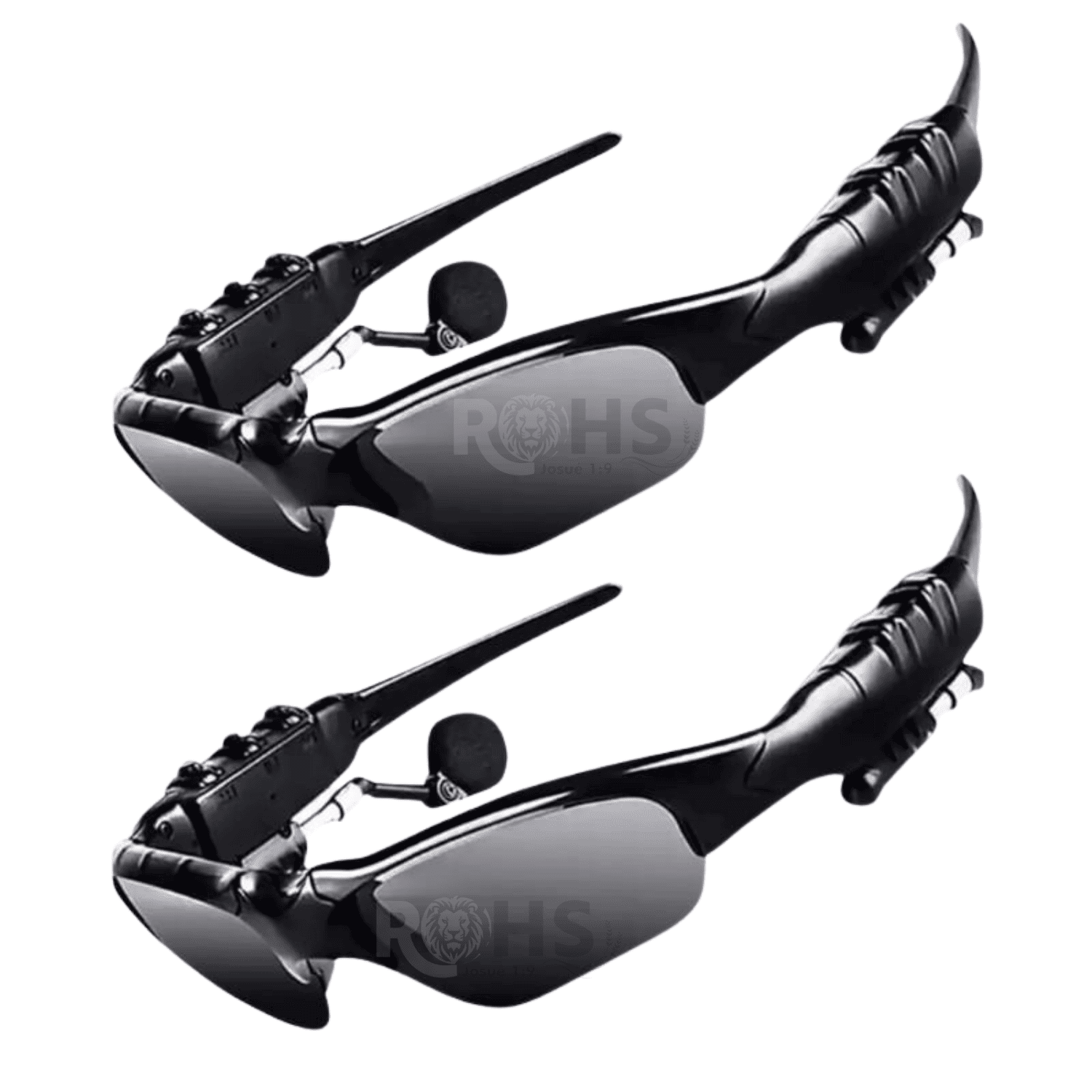 PACK 2 LENTES DE SOL CON AUDÍFONOS BLUETOOTH INTEGRADOS CON MICRÓFONO Y CONTROLES NEGRO - 5