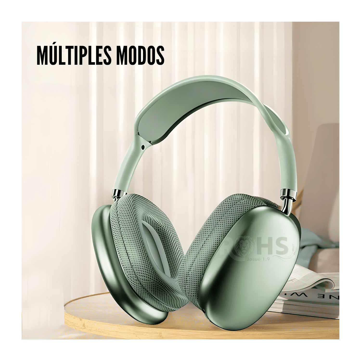 Audífonos Bluetooth Inalámbricos P9 Con Micrófono Verde - 5