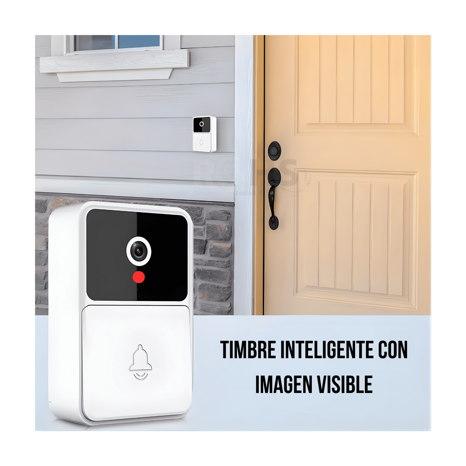 TIMBRE INTELIGENTE CON CÁMARA WIFI 180° CON VISIÓN NOCTURNA AUDIO BIDIRECCIONAL Y DETECCIÓN DE MOVIMIENTO - 4
