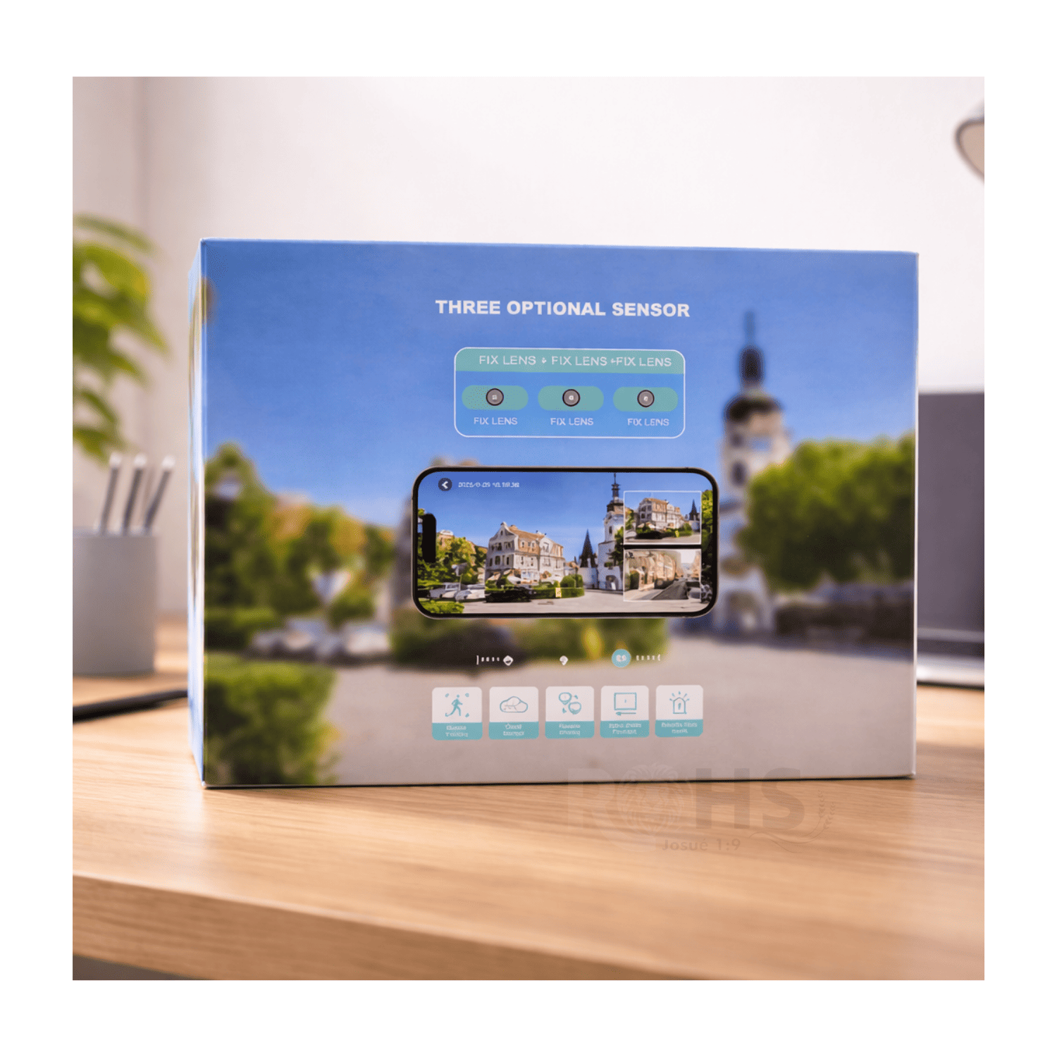 CÁMARA DE SEGURIDAD PULPO WIFI EXTERIOR 3 LENTES 3K CON VISIÓN NOCTURNA 360° - 5