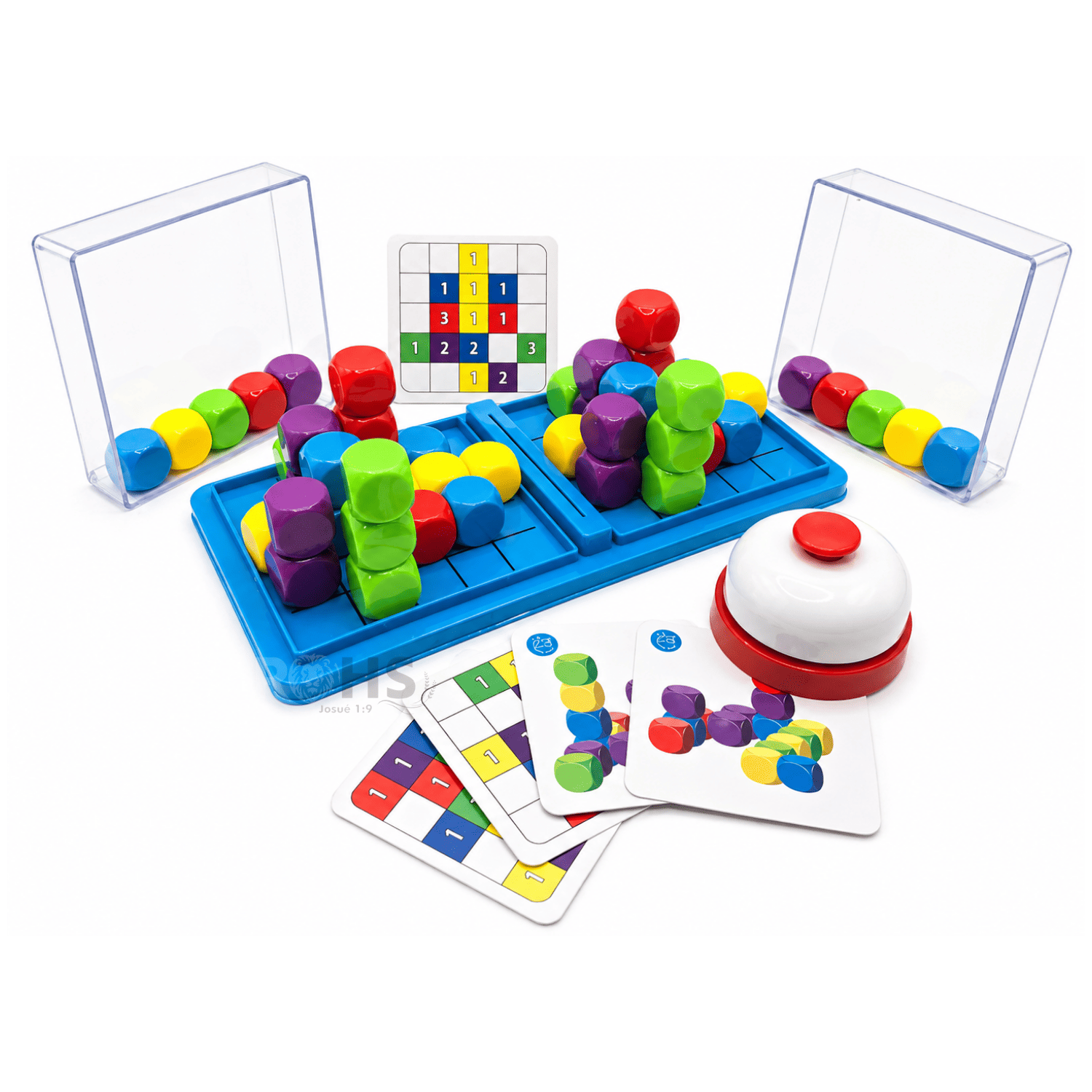JUEGO DE MESA 2 JUGADORES BLOQUES DE COLORES CON TIMBRE EDUCATIVO + TABLET LCD REGALO - 3